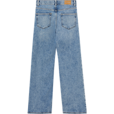 Only Rak Passform Jeans Blå 164