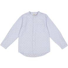 Paidat MarMar Copenhagen Polka Dot Blouse - Blue Mist/Red Currant