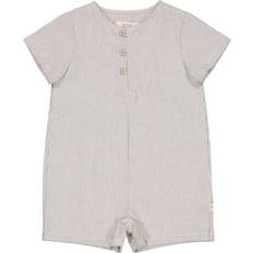 80 - Babys Playsuits Wheat Niller Strampler - Classic Blue Stripe