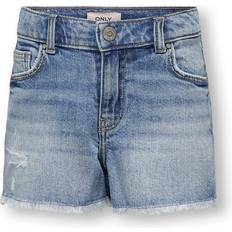 Only Robyn Vintage Denim Shorts - Light Blue Denim