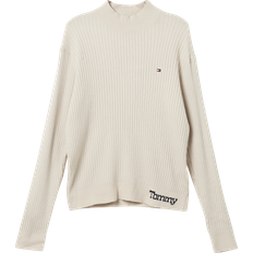 Tommy hilfiger strik Tommy Hilfiger pige "Strik" Oatmilk