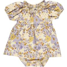 Müsli Baby Body Kleid - Ruhig Yellow