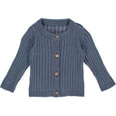 Babys Cardigans Müsli Knit rib Cardigan, Indigo