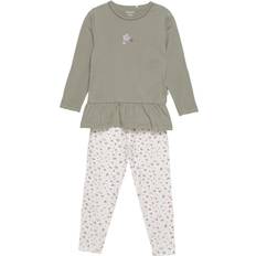 Vita Pyjamasar Barnkläder CeLaVi Snow Pyjamas - White