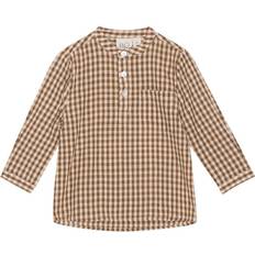 Flöss Bille Gingham Shirt - Brown