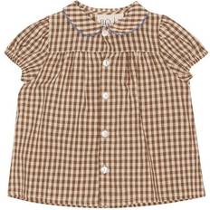 Flöss Bille Gingham Blouse - Brown