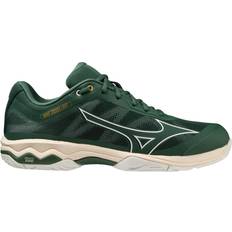 Green Racket Sport Shoes Mizuno Wave Exceed Light AC - Pineneedle