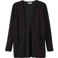 Cardigans Name It Strickjacke Mit Langer Passform - Schwarz