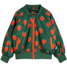 Mini Rodini Ulkoiluvaatteet Mini Rodini Printed Baseball Jacket - Green