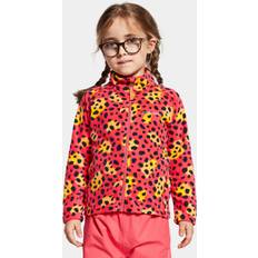 Stretch Fleecejakker Didriksons Monte Fleecetrøje, Wild Dot Pink