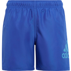 Recycled Materials Swim Shorts Adidas Boy's Logo CLX Swim Shorts - Semi Lucid Blue/Signal Cyan