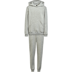 Polyester Tracksuits Børnetøj adidas Hooded Fleece Tracksuit - Grey