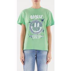 Ganni Short Sleeve Smiley Relaxed T-shirt - Peapod