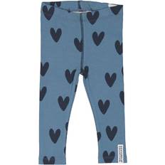 Geggamoja Rib Leggings - Blue Heart