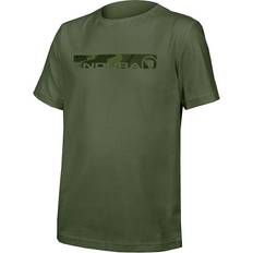 Endura Children's Clothing Endura Kid's One Clan Organic Tee Camo - Olive Green