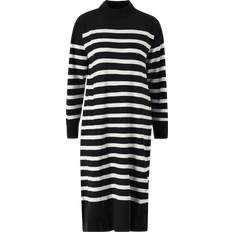 Vila Midi Knitted Dress - Black