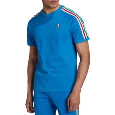 Adidas Gold T-shirts adidas Originals 3 Stripes Logo Tee Men's - Blue White Red