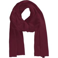 Neutral Organic Scarf (Vinröd, One Size)