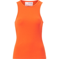 Selected Ribbad Linne Orange