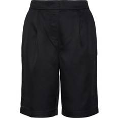 Plissering Shorts Pieces Pctally Shorts - Black