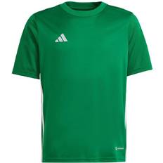 Adidas Junior Tabela 23 Short Sleeve T-shirt - Team Green/White