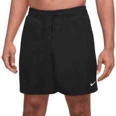 4XL - Men Shorts NIKE Men's Form Dri-FIT 7'' Unlined Versatile Shorts - Black/White