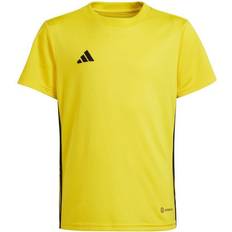 adidas Junior Tabela 23 Short Sleeve T-shirt -Yellow/White (IA9156)