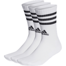 Unisex Undertøy adidas 3-Stripes Cushioned Crew Socks 3-pack - White/Black