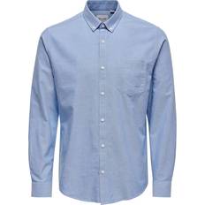 Only & Sons Slim Fit Button down-krage Skjorta