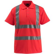 Mascot Polo Shirt - Hi-Vis Red