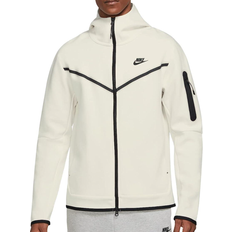 Nike tech fleece beige hoodie NIKE Sportswear Tech Fleece Full-Zip Hoodie Men - Light Bone/Black