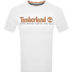 Timberland Front Graphic T-Shirt - White Cotton