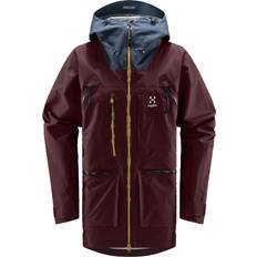 Haglöfs Vassi GTX Pro Jacket Men - Burgundy Brown/Tarn Blue