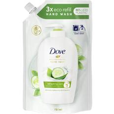 Bästa Doft - Refill Handtvålar Dove Moisturising Refreshing Care Hand Wash Refill Cucumber & Green Tea 750ml