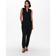 Only Ärmlös V-ringning Jumpsuit Svart