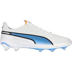 44 Fotballsko Puma King Ultimate FG/AG W - White/Black/Blue Glimmer/Orange