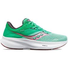 Donna - Verde Scarpe da Corsa Saucony Ride 16 W - Sprig/Peony