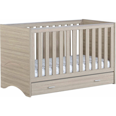 Babymore Veni Cot Bed with Drawer 76x145cm