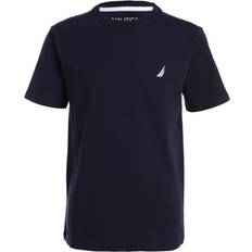 Nautica Boys Short Sleeve Solid Crew Neck TShirt - Navy