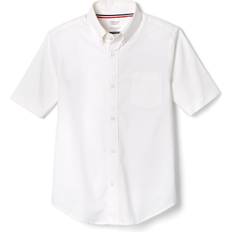 French Toast Boys Short Sleeve Oxford Dress Shirt - White