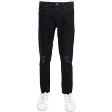 18-24M - Boys Pants Children's Clothing X Ray Boy's Distressed Slim Jeans Jet Black Jet Black