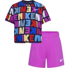 Nike Cotton Other Sets Nike Logo Top and Shorts Set - Multi