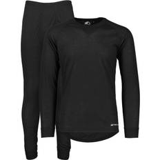 Skiën Ondershirt Sets Whistler Oppdal Ski Underwear Set Men - Black