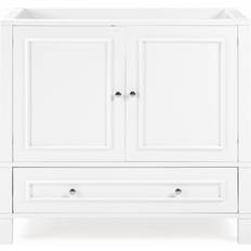 White Vanity Units for Single Basins Bolton Furniture Williamsburg (XAX10443)