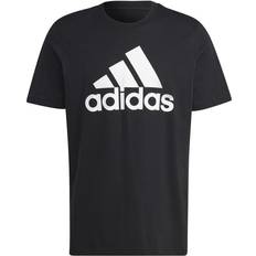 Adidas Essentials Single Jersey Big Logo T-shirt - Black