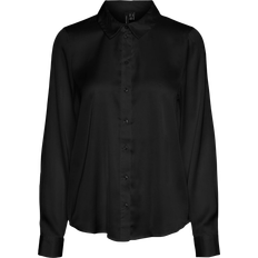 Vero Moda Skjorte vmNoa LS Shirt Wvn Sort