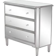 Glasses Chest of Drawers Harper & Willow 3-Drawer Chest of Drawer 31.5x33.5"