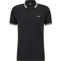 Paddy Polo Shirt in Cotton Piqué - Black