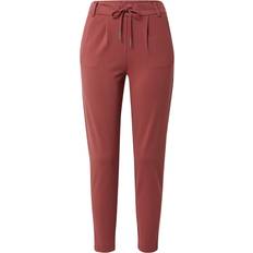 Rood - Vrouw Broeken Only Poptrash Easy Colour Pant - Roestrood