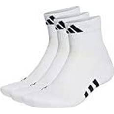 adidas Performance Cushioned Mid-Cut Socks - White/White
